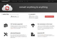 ClouConvert, Convert anything to anything