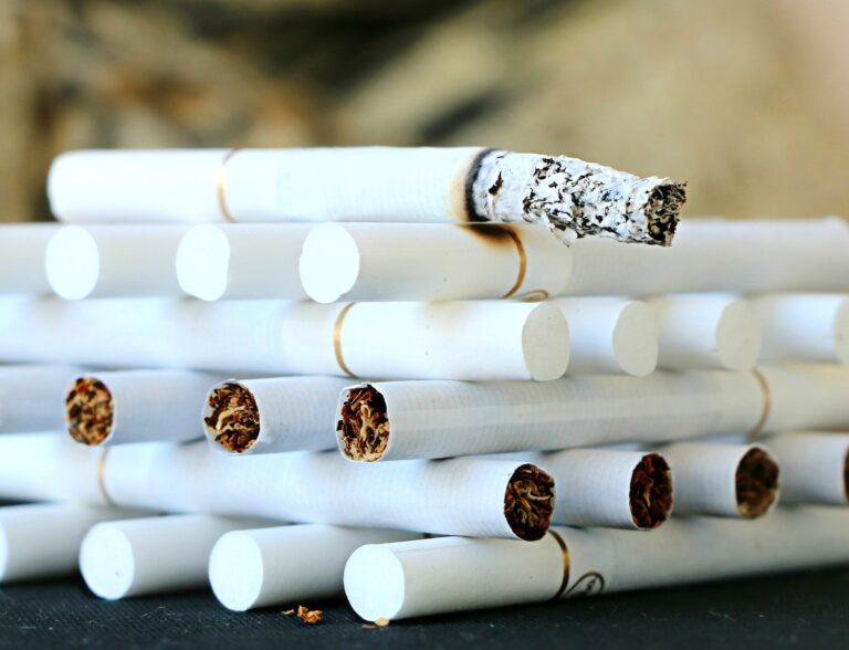Pile de cigarettes